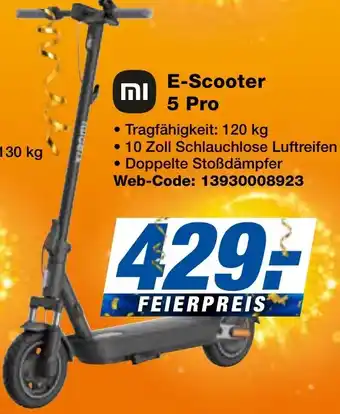 expert Techno Land Xiaomi E-Scooter 5 Pro Angebot