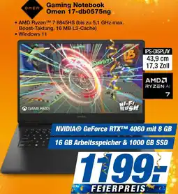 expert Techno Land Gaming Notebook Omen 17-db0575ng Angebot