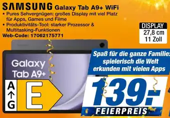 expert Techno Land SAMSUNG Galaxy Tab A9+ WiFi Angebot
