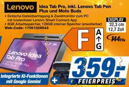 expert Techno Land Lenovo Idea Tab Pro, inkl. Lenovo Tab Pen Plus und Moto Buds Angebot