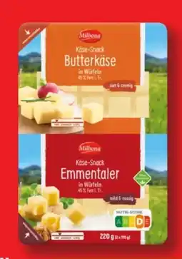Lidl Milbona Käse-Snackwürfel Angebot