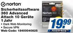 expert Techno Land Norton Sicherheitssoftware 360 Advanced Attach 10 Geräte 1 Jahr Angebot