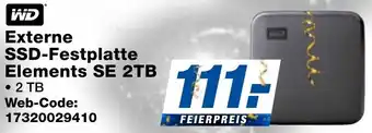 expert Techno Land WD Externe SSD-Festplatte Elements SE 2TB Angebot
