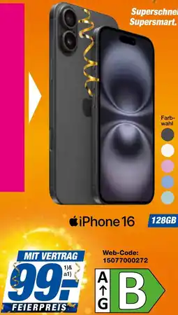 expert Techno Land iPhone 16 Angebot