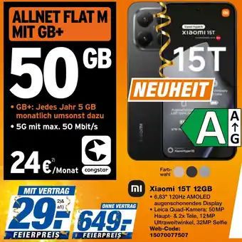 expert Techno Land Xiaomi 15T 12GB Angebot