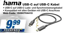 expert Techno Land hama USB-C auf USB-C Kabel Angebot