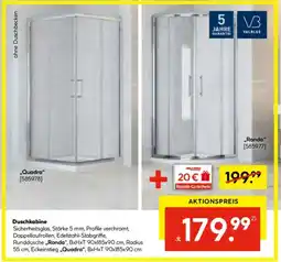 Hellweg VALBLUE Duschkabine Angebot
