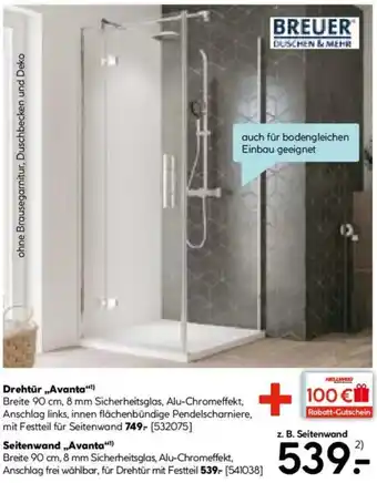 Hellweg BREUER Drehtür ,,Avanta" Angebot