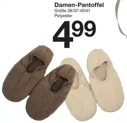 Zeeman Damen-Pantoffel Angebot