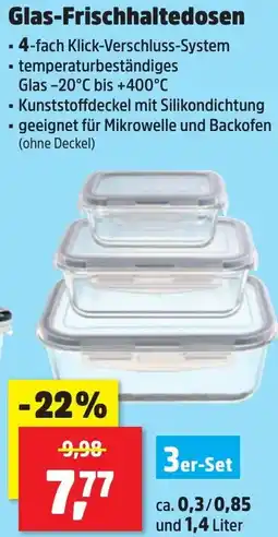 Thomas Philipps Glas-Frischhaltedosen Angebot