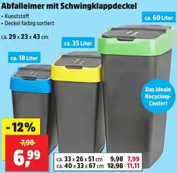 Thomas Philipps Abfalleimer mit Schwingklappdeckel Angebot