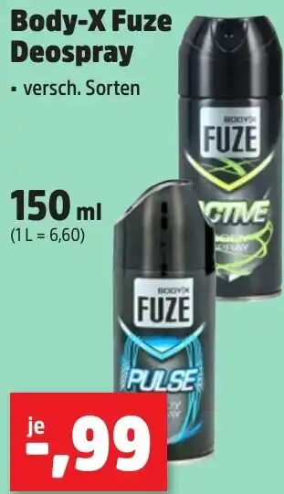 Thomas Philipps Body-X Fuze Deospray Angebot