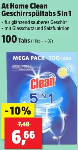 Thomas Philipps At Home Clean Geschirrspültabs 5in1 Angebot