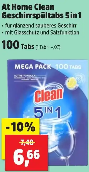 Thomas Philipps At Home Clean Geschirrspültabs 5in1 Angebot