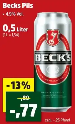 Thomas Philipps Becks Pils Angebot