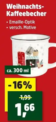 Thomas Philipps Weihnachts- Kaffeebecher Angebot