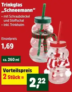 Thomas Philipps Trinkglas ,,Schneemann" Angebot