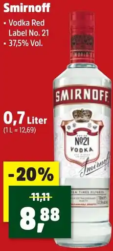 Thomas Philipps Smirnoff Angebot