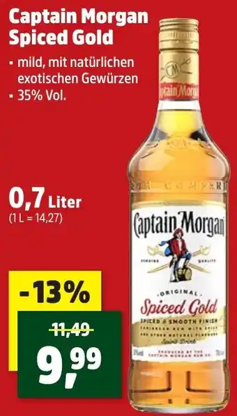 Thomas Philipps Captain Morgan Spiced Gold Angebot