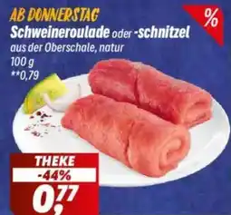 Simmel Schweineroulade oder -Schnitzel Angebot