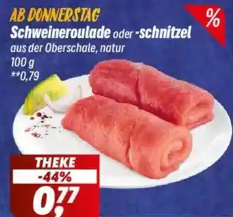 Simmel Schweineroulade oder -Schnitzel Angebot