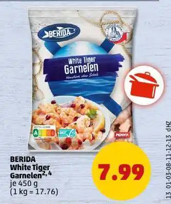 PENNY BERIDA White Tiger Garnelen Angebot