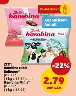 PENNY ZETTI Bambina Minis Erdbeere Angebot