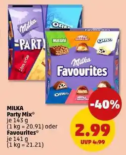 PENNY MILKA Party Mix oder Favourites Angebot