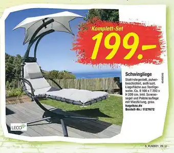 Floraland Schwingliege Angebot