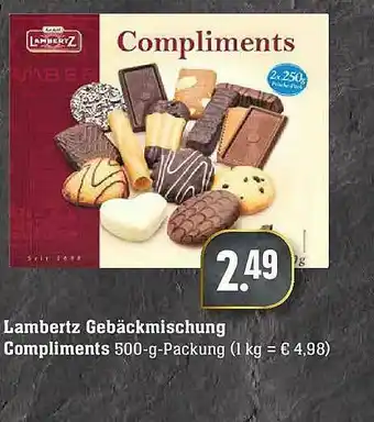 Edeka Lambertz Gebäckmischung Compliments Angebot