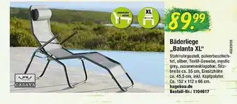 Floraland Casaya Bäderliege „Balanta XL” Angebot
