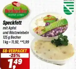 Simmel Drebacher Speckfett mit Apfel Angebot
