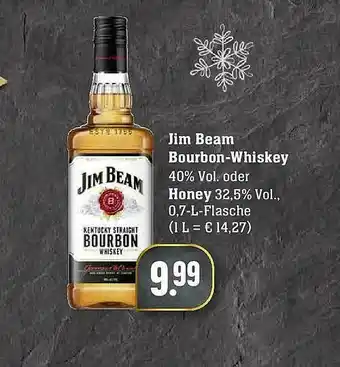 Edeka Jim Beam Bourbon-whiskey Oder Honey Angebot