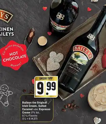 Edeka Baileys The Original Irish Cream, Salted Caramel Oder Espresso Creme Angebot