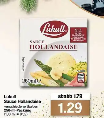 Famila Nord West Lukull Sauce Hollandaise Angebot