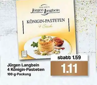 Famila Nord West Jürgen Langbein 4 Königin-pasteten Angebot