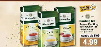 Famila Nord West Bünting Tee Assam, Earl Grey Oder Grüner Tee Angebot