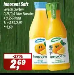Simmel innocent Saft Angebot