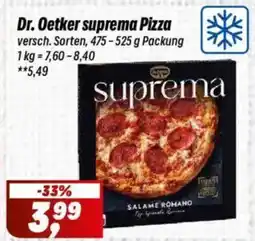 Simmel Dr. Oetker suprema Pizza Angebot