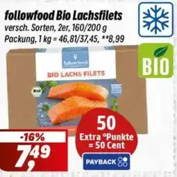 Simmel followfood Bio Lachsfilets Angebot