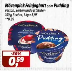 Simmel Mövenpick Feinjoghurt oder Pudding Angebot