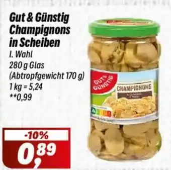 Simmel Gut & Günstig Champignons in Scheiben Angebot