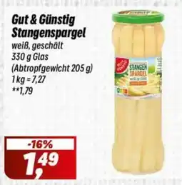 Simmel Gut & Günstig Stangenspargel Angebot