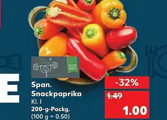 Kaufland Span. Snackpaprika Angebot