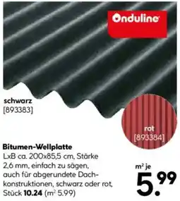 Hellweg Bitumen-Wellplatte Angebot