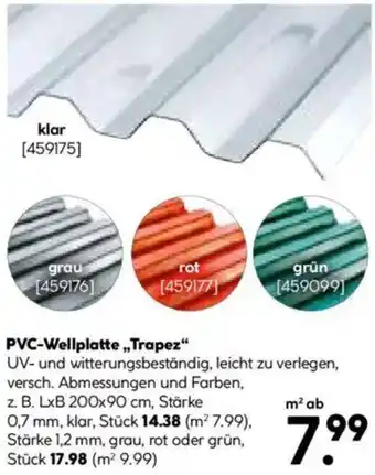 Hellweg PVC-Wellplatte „Trapez" Angebot