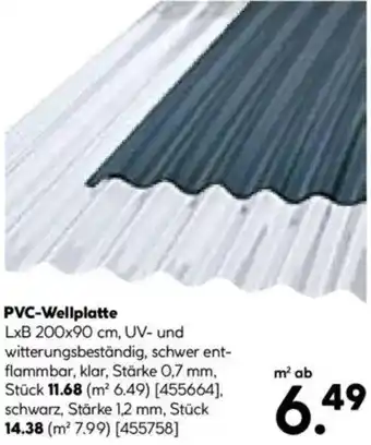 Hellweg PVC-Wellplatte Angebot