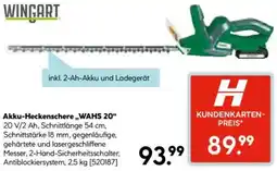 Hellweg WINGART Akku-Heckenschere ,,WAHS 20" Angebot