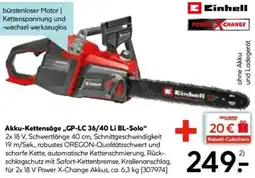 Hellweg Einhell Akku-Kettensäge „GP-LC 36/40 Li BL-Solo" Angebot