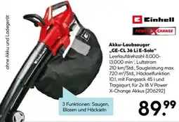 Hellweg Einhell Akku-Laubsauger ,,GE-CL 36 Li E-Solo" Angebot